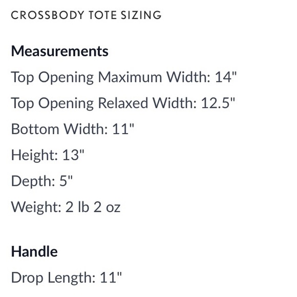 SMOOTH BLACK Portland Leather Goods Full Sized Zippered Crossbody tote FSCB - Picture 12 of 13